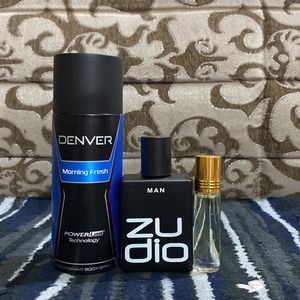 Combo of 3 - Perfume, Body Spray & Attar