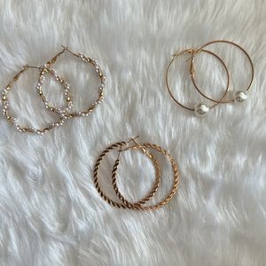 Earrings Combo Set Of 3