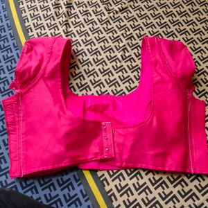 Pink Ready Made Padded Blouse