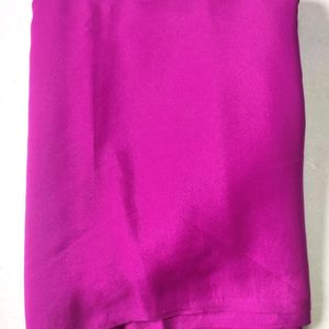 Purple Plain Soft Saree