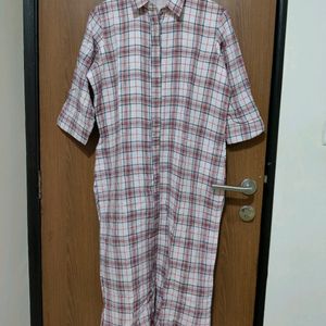 checkered kurta