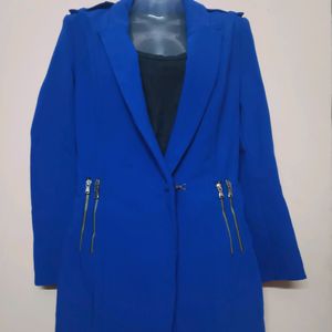 Navy Blue Beautiful Blazer For Ladies