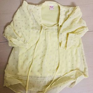 Yellow Top For Girls