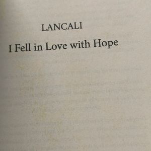 I Fell In Love With Hope Novel