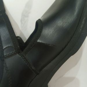 Girls Black School Shoes