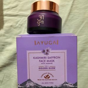 kashmiri saffron face mask