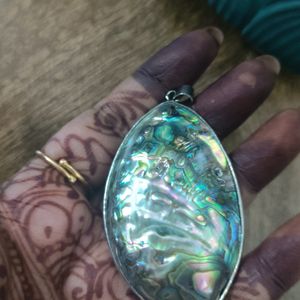 Natural Abalone Shell Pendent