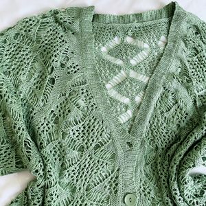 Cottagecore Crochet Cardigan