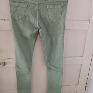 C-Green Colour Cotton Denim