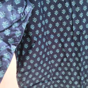 Blue Short Kurta For Sale