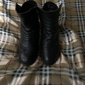 Black Ankle Boots (good As New)