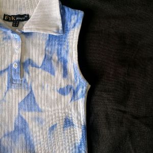 Blue Tank Top For Girls !