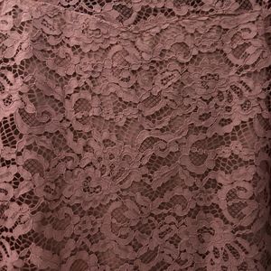 Pink Flared Sleeve Lace Top