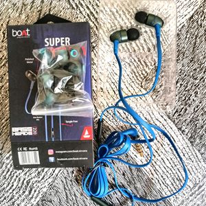 Boat BassHeads 220 - Wired Headset - Blue