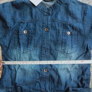 Girl's Denim Dress 6-8 Years