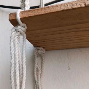 Wooden Hanging Shelf