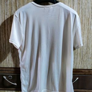 White Stretchable Tshirt