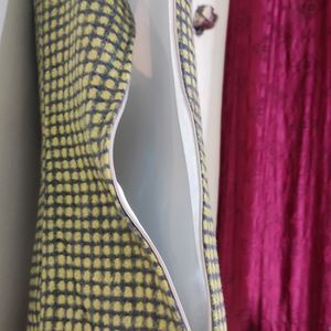 Warm Gingham Olive dress