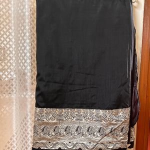 Black Silk Saree