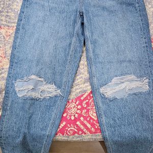 Never Used Blue MOM Fit Jeans