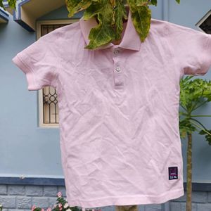 Pink & Blue Polo T-shirt 4-5 Yrs