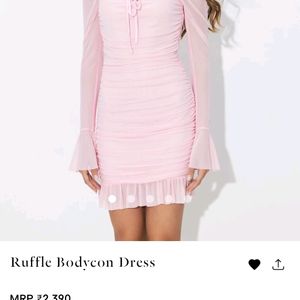 Urbanic Ruffle Bodycon Dress