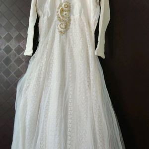 White wedding Gown