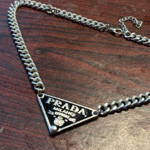 prada chain necklace