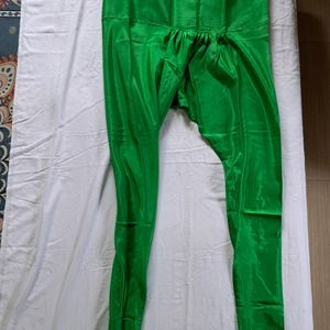 Parrot Green Net+silk Suit