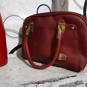 Cherry Colour Hand Bag