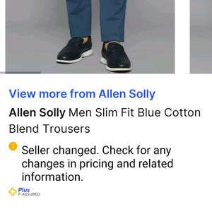 Allen Solly Authentic Regular Fit Trouser Pant