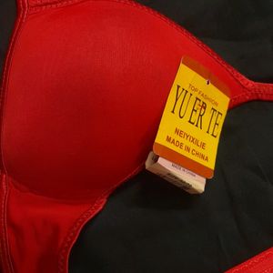 New Red Bra With Tag