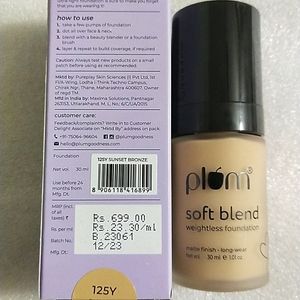 Plum Foundation -125y Sunset Bronze