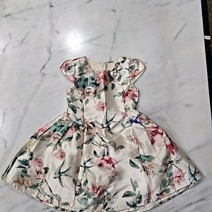 Floral White Dress