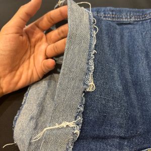 Zara High Waisted Denim Shorts