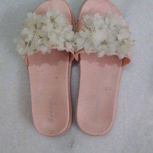 Pink Colour Slippers