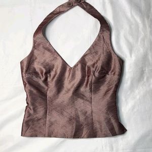 Vintage Halter Neck Top