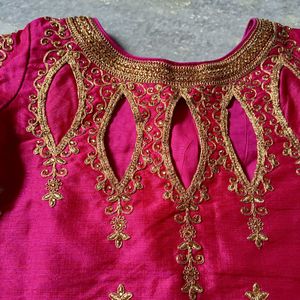 Pink Color Readymade Blouse