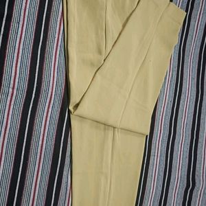 Yellow Super High Waist Formal Pant