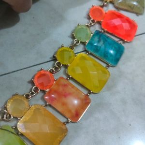 Multicolour Premium Necklace In Superb Condition W