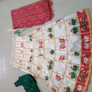 New Heavy White Chaniya Choli