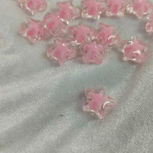 Star Charm 50 Pis Pink Colour