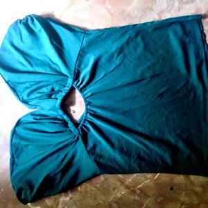 Green Puff Sleeve Top