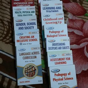 B.ed BOOKS FOR 1st 2nd Year Of Kuk University