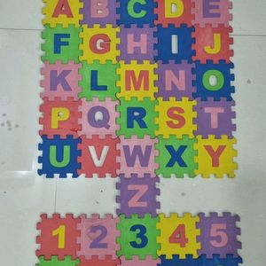 Alphanumeric Puzzle Foam Mat for Kids(A-Z & 0-9)