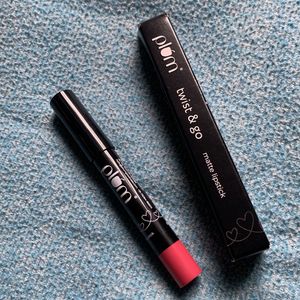 PLUM Twist & Go Matte Lipstick(131 Rosy Pink)