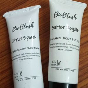 Bioblush Face Wash + Body Butter