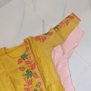 Chanderi Silk Kurti