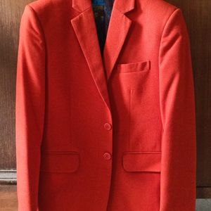 Slim Fit Wool Blend Blazer Jacket Coat