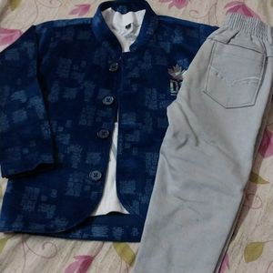 Jeans Jacket Suit For Boys